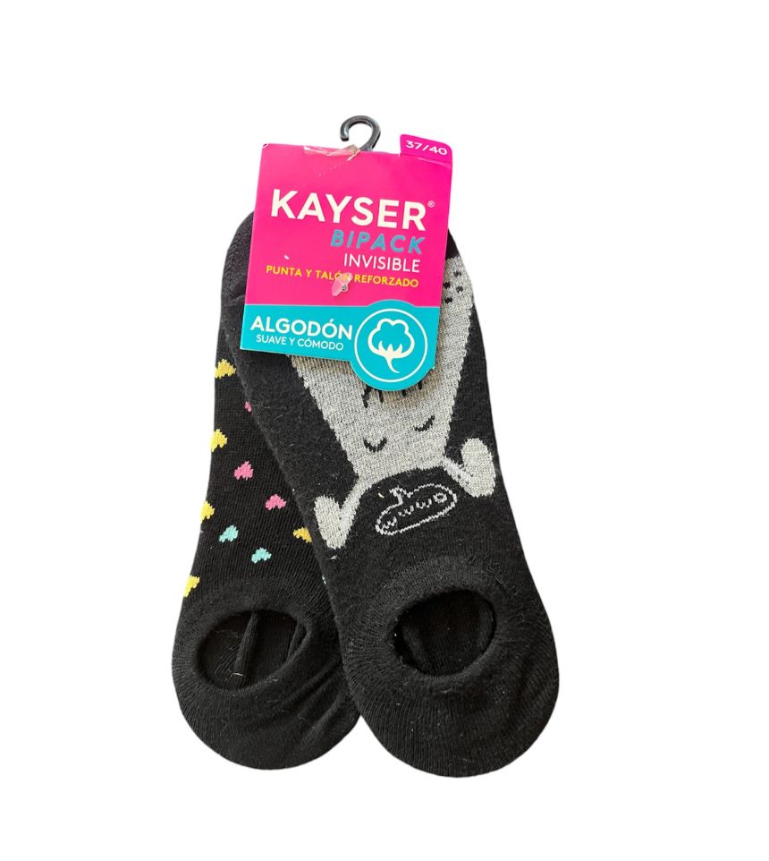 CALCETÍN INVISIBLE ALGODON PACK2 KAYSER