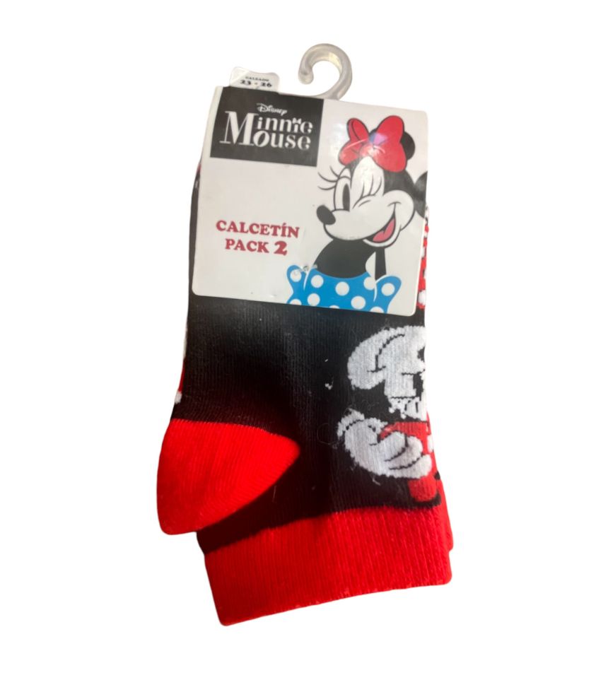PACK2 CALCETIN CORTO MINNIE CAFFARENA