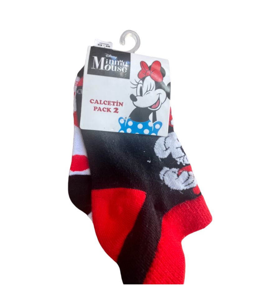 PACK2 CALCETIN CORTO MINNIE CAFFARENA