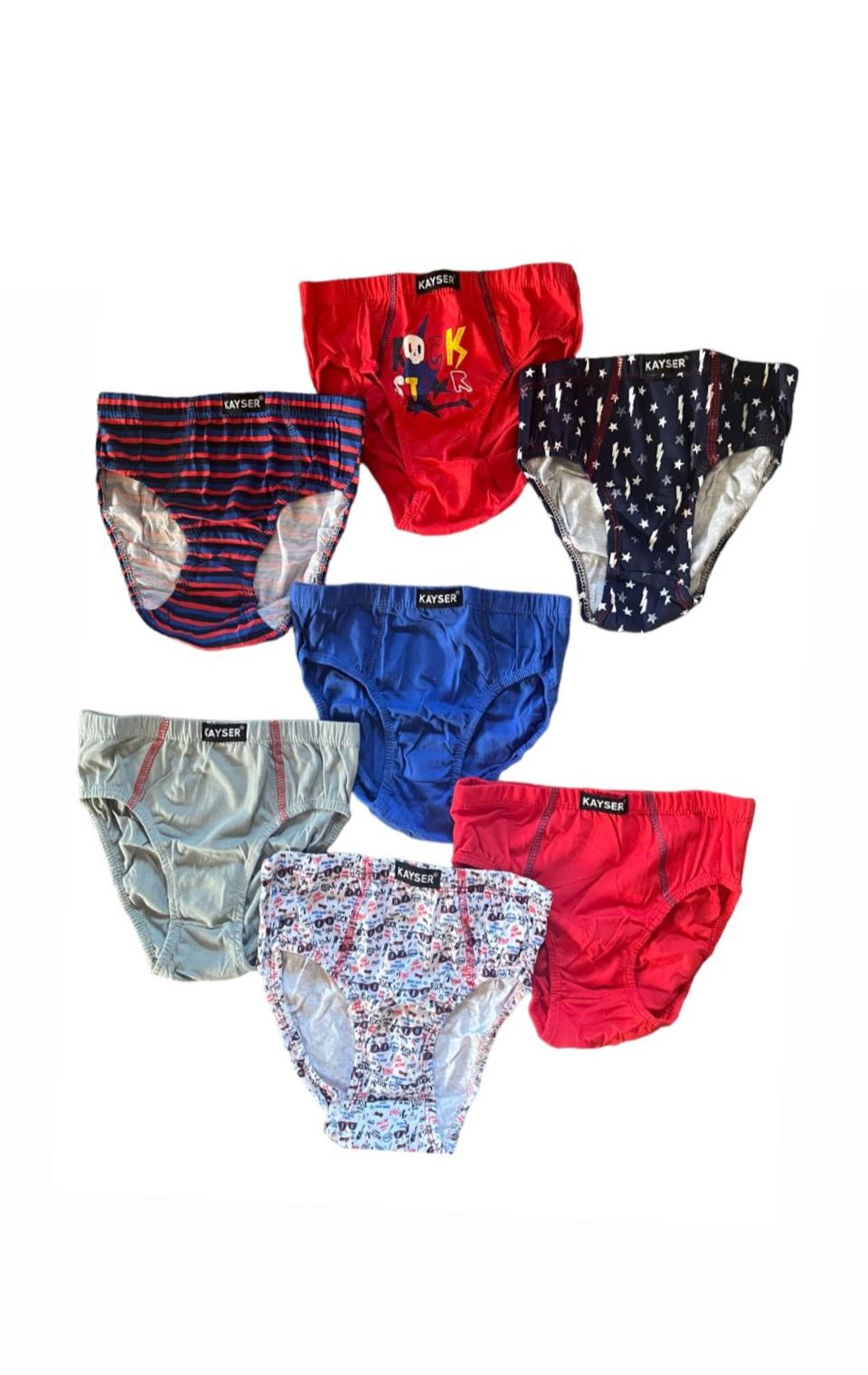 PACK 7 SLIP ALGODÓN NIÑOS KAYSER