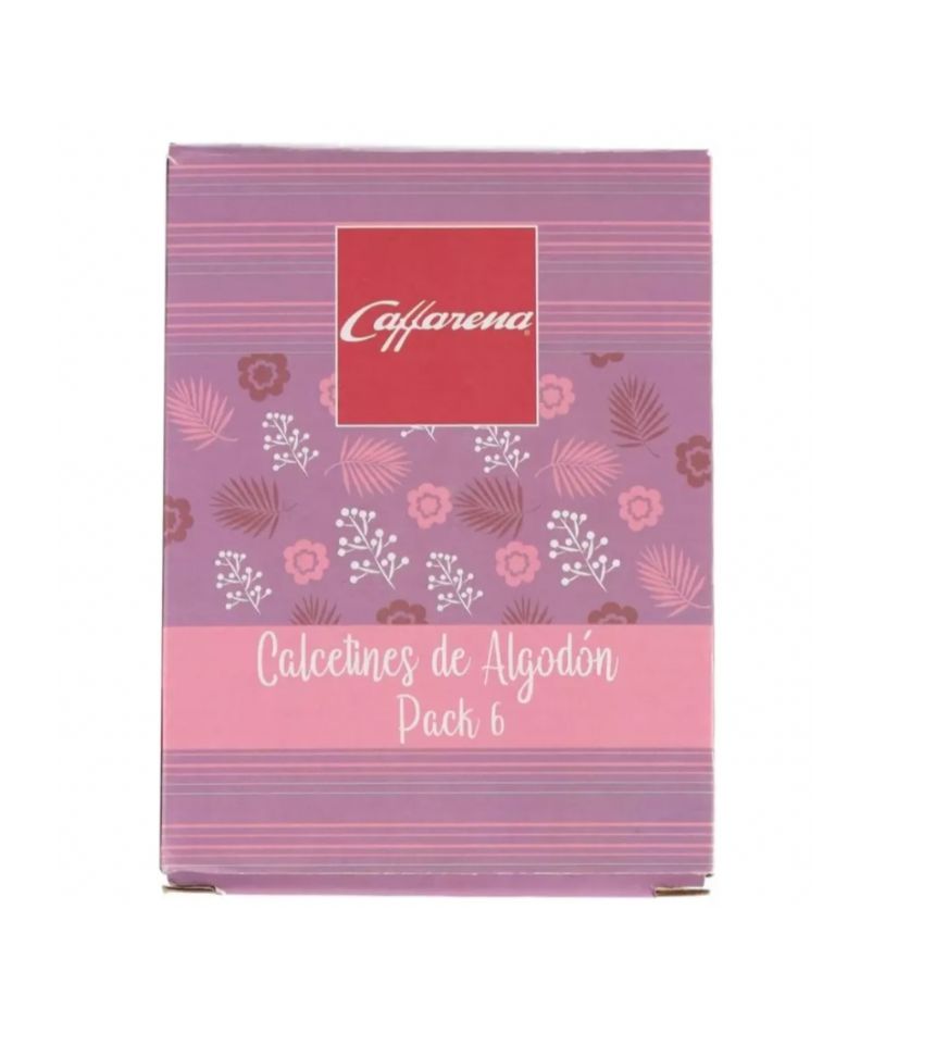 PACK 6 CALCETINES MUJER CAFFARENA