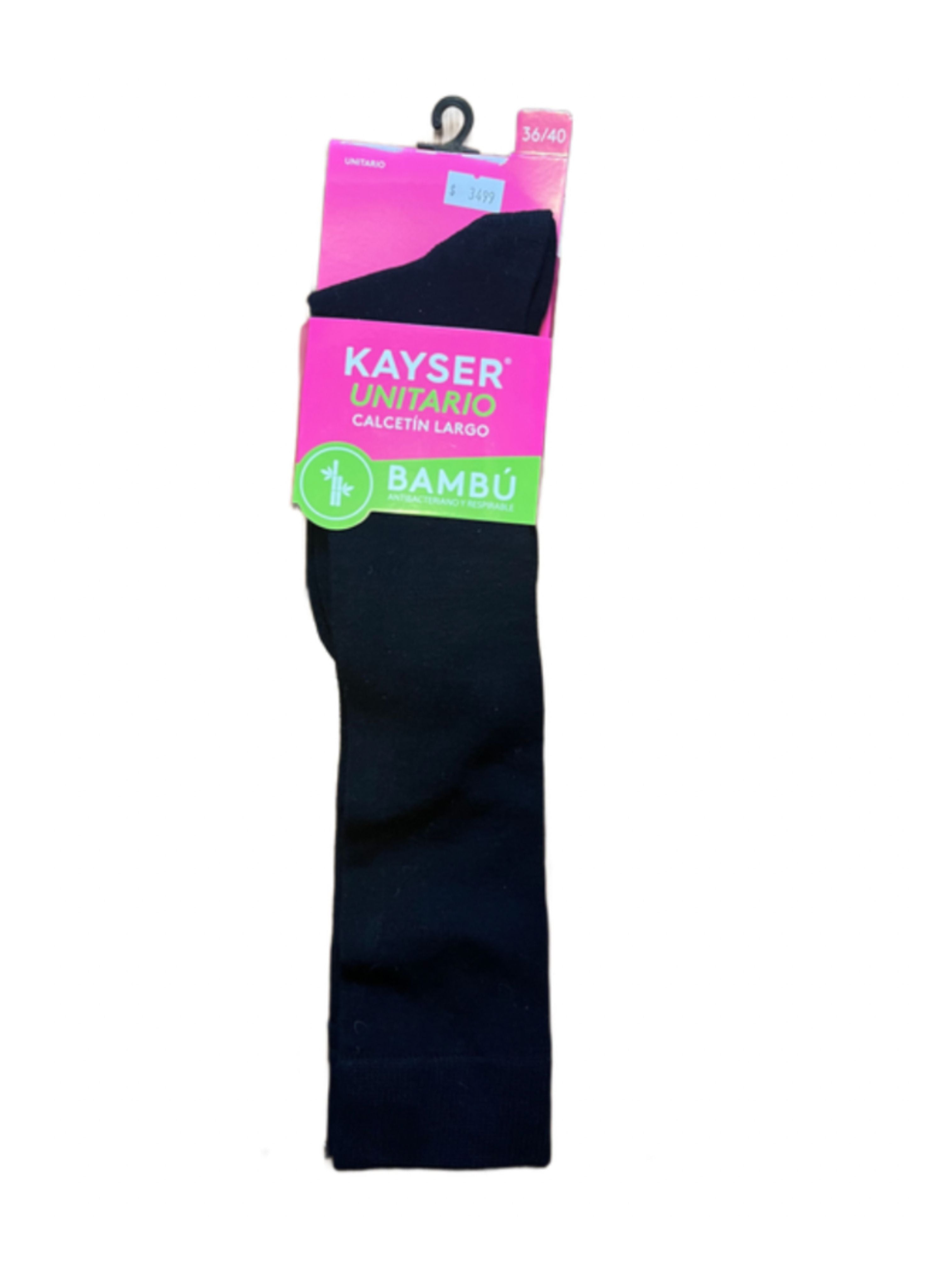 CALCETÍN UNITARIO LARGO BAMBÚ KAYSER