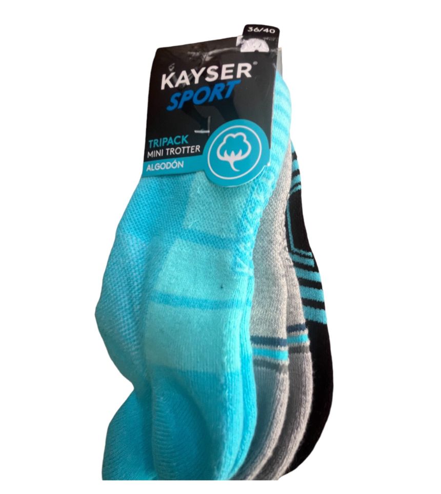 TRIPACK MINI TROTTER ALGODÓN KAYSER