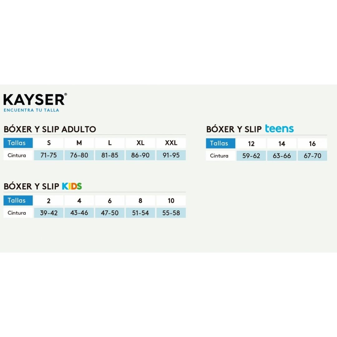 PACK 7 SLIP ALGODÓN NIÑOS KAYSER