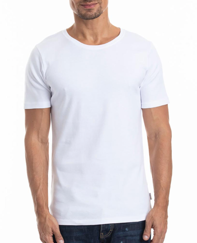 CAMISETA COTTON RIB MANGA CORTA CUELLO REDONDO LADY GENNY