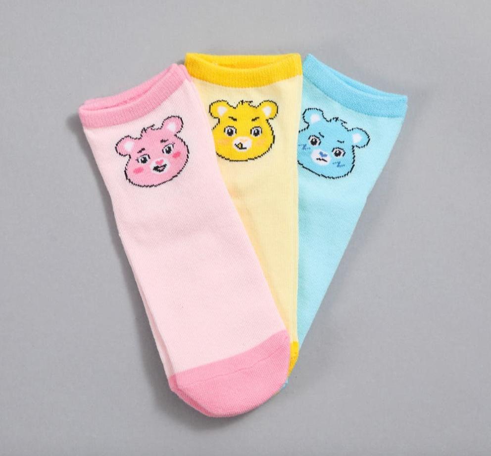 PACK3 CALCETINES CARIÑOSITOS KIDS FLORES