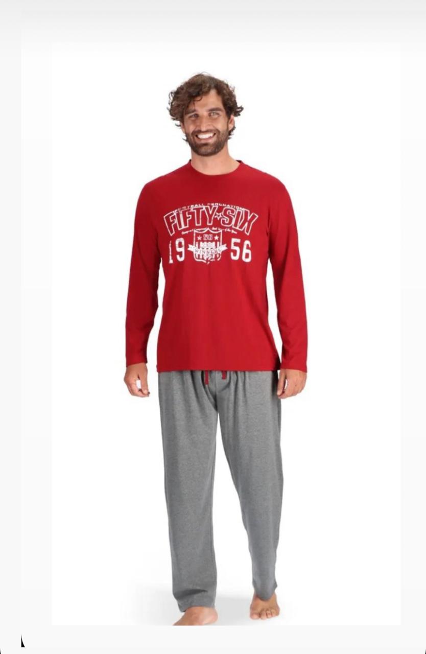 PIJAMA HOMBRE  ALGODÓN  MOTA